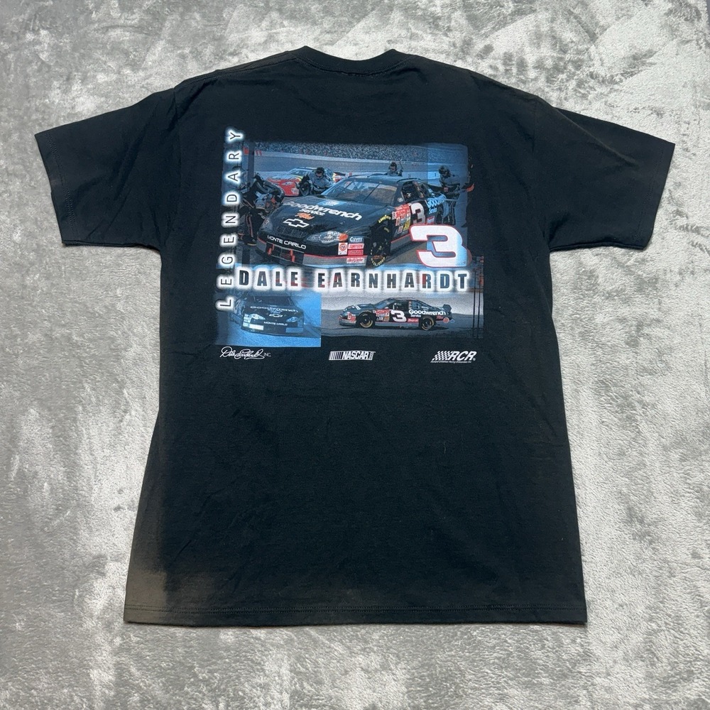 Vintage Dale Earnhardt Shirt Mens L NWT 1999 NASCAR Legendary Sun Faded
